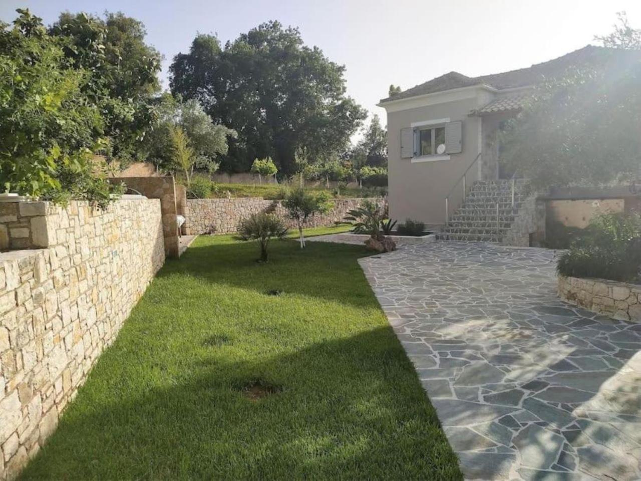Petra House Villa Áno Korakiána Buitenkant foto