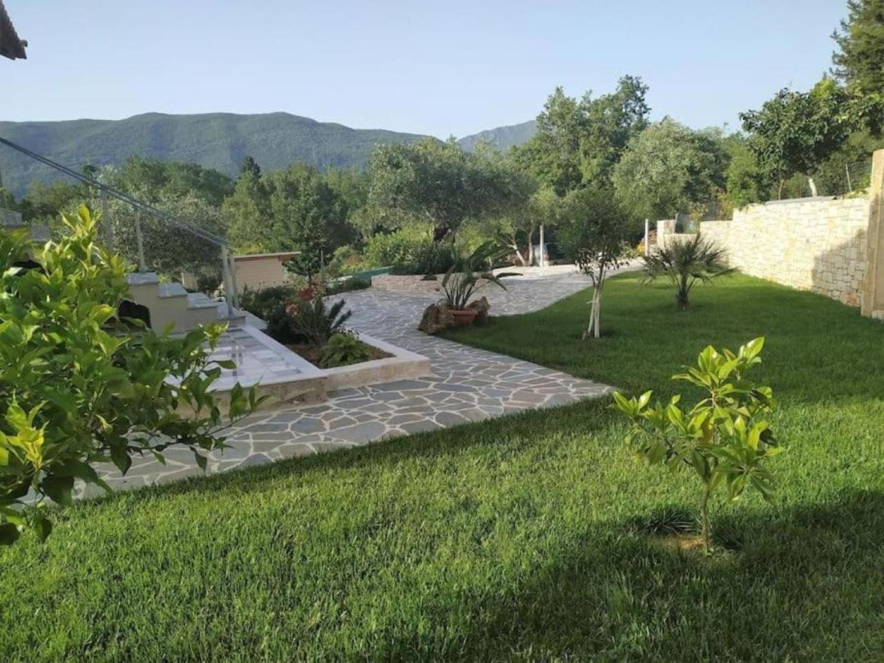 Petra House Villa Áno Korakiána Buitenkant foto