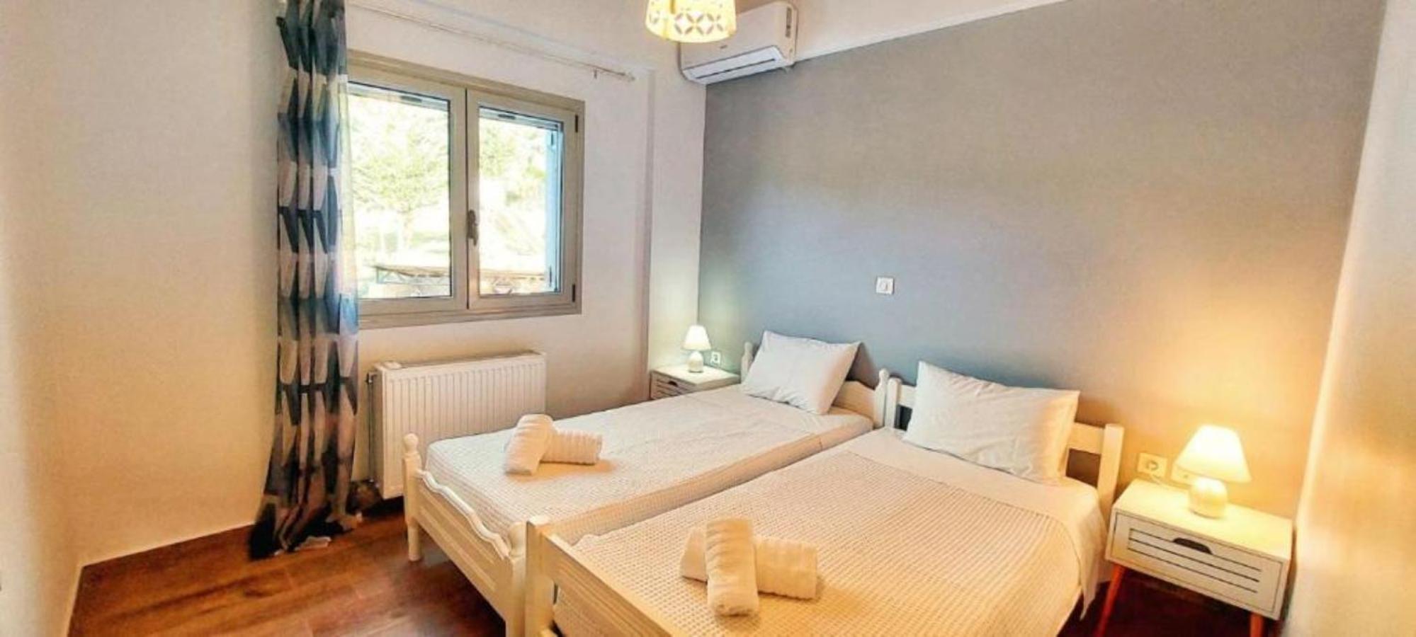Petra House Villa Áno Korakiána Buitenkant foto