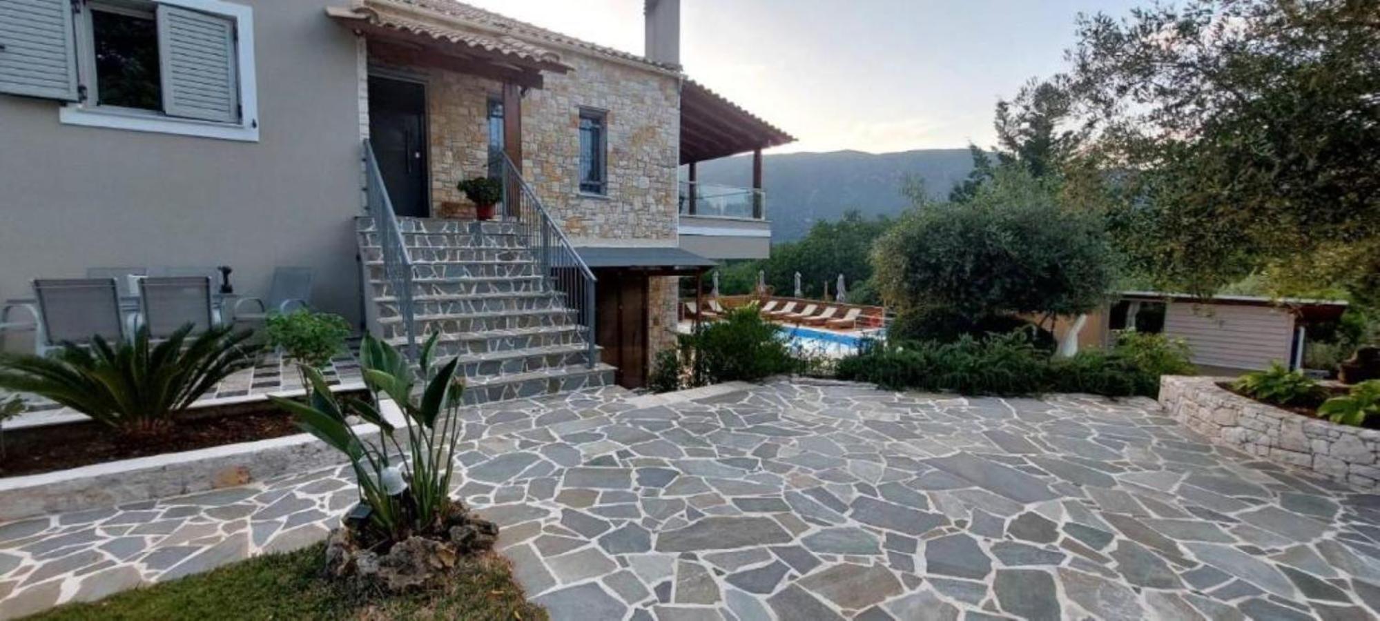 Petra House Villa Áno Korakiána Buitenkant foto