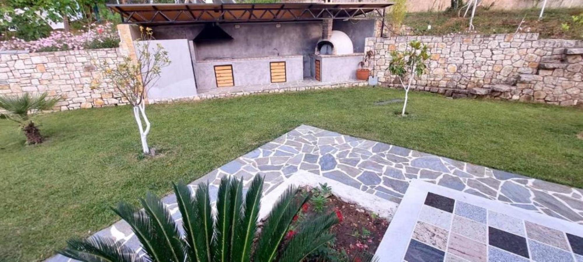 Petra House Villa Áno Korakiána Buitenkant foto